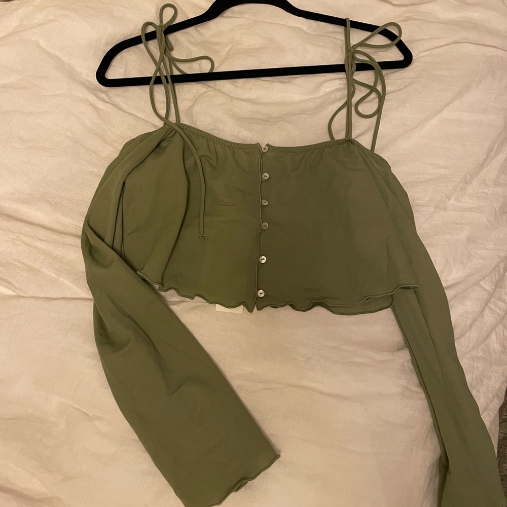 Green Zara Top